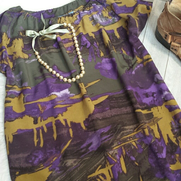 Abstract Patterned Dress - Picture 6 of 6