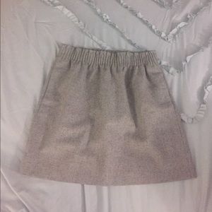 J crew gray skirt with elastic waist