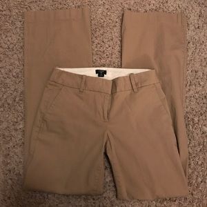 J. Crew straight leg khaki pants