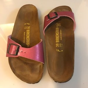 💕 Girly pink Madrid Birkenstock sandals
