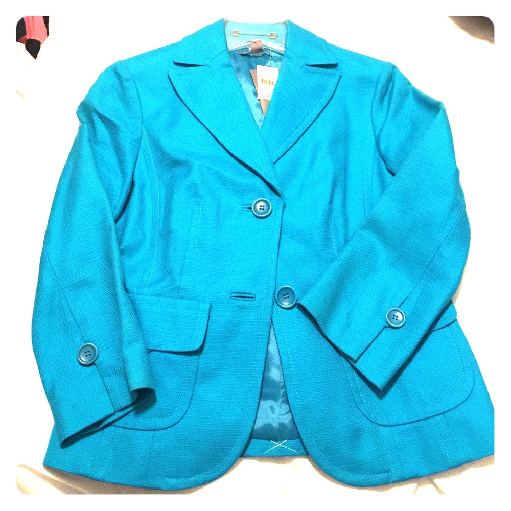 New Ann Taylor Teal Blazer - size 0