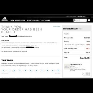 ADIDAS YEEZY BOOST V2 CREAM/WHITE SZ 9.5