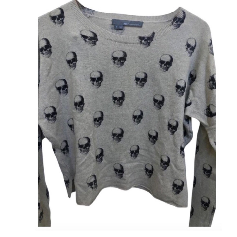 360 Cashmere scull sweater
