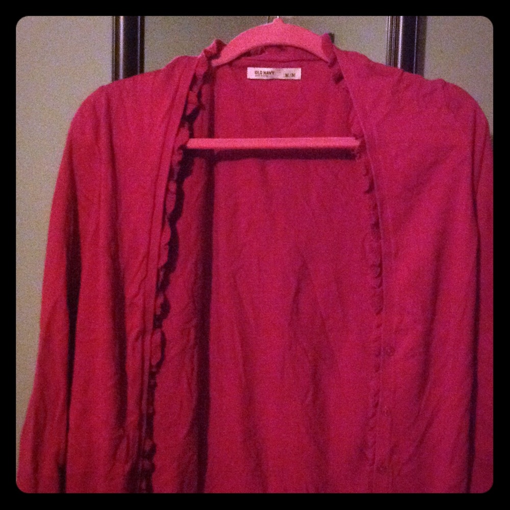Old Navy 100 percent knit cotton cardigan