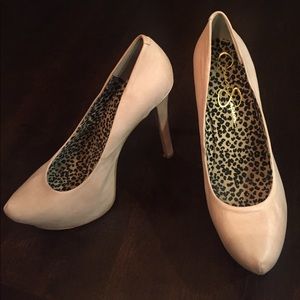 JS JASMINT PALE PINK LUXURY NAPPA PLATFORM PUMPS