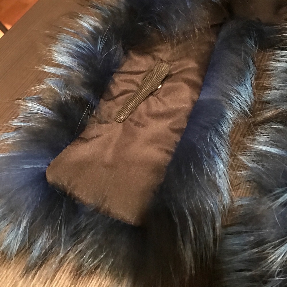 Adrienne Landau Fox Fur Wrap Scarf - Picture 3 of 4