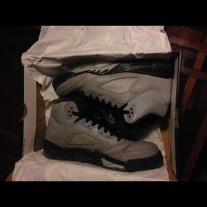 Wolf Gray Jordan fives