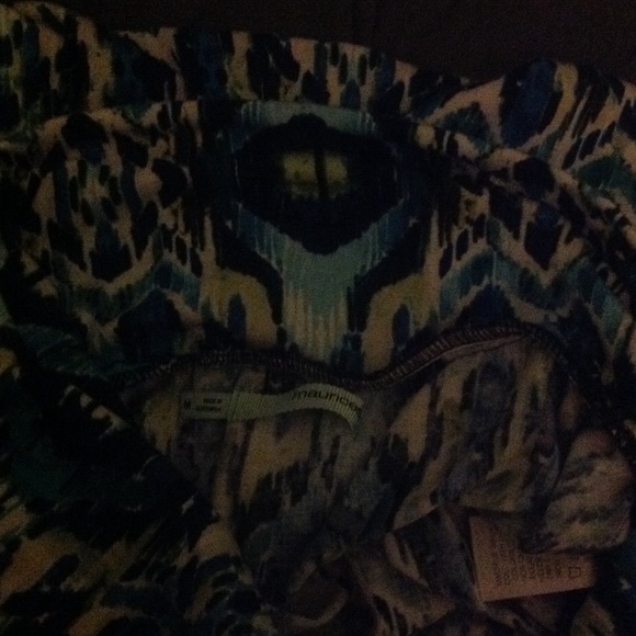 Maurice's bright blue patterned maxi skirt - Picture 3 of 3