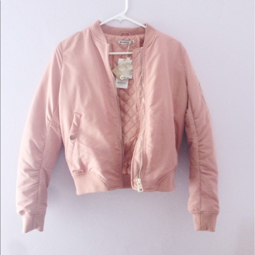 NWT Pink bomber jacket