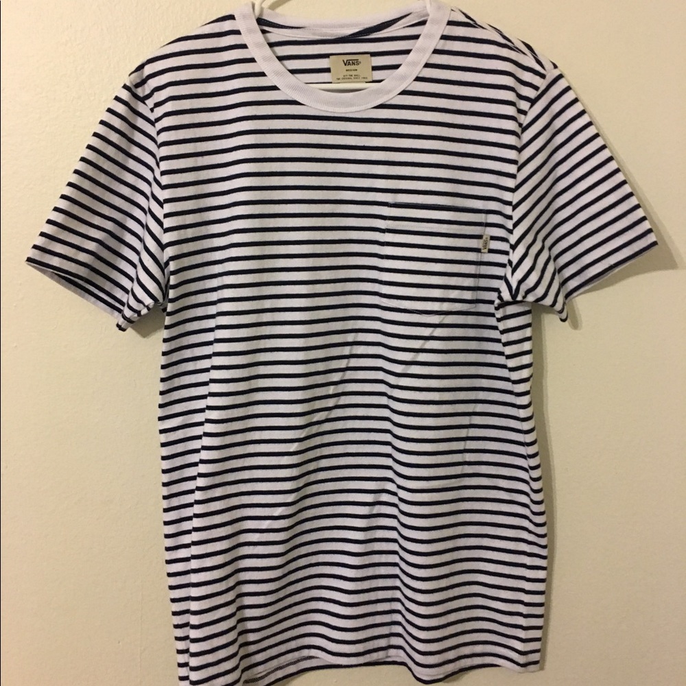 Striped Vans Pocket T-Shirt