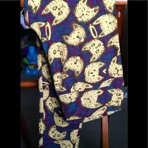 LuLaRoe EMOTIONAL CATS One Size Leggings