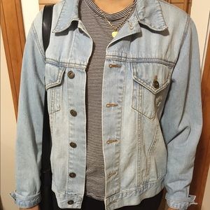 Oversized denim jacket