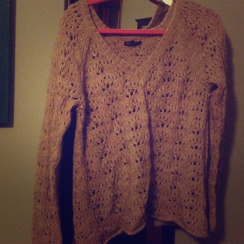 Maurice's brown knit sweater