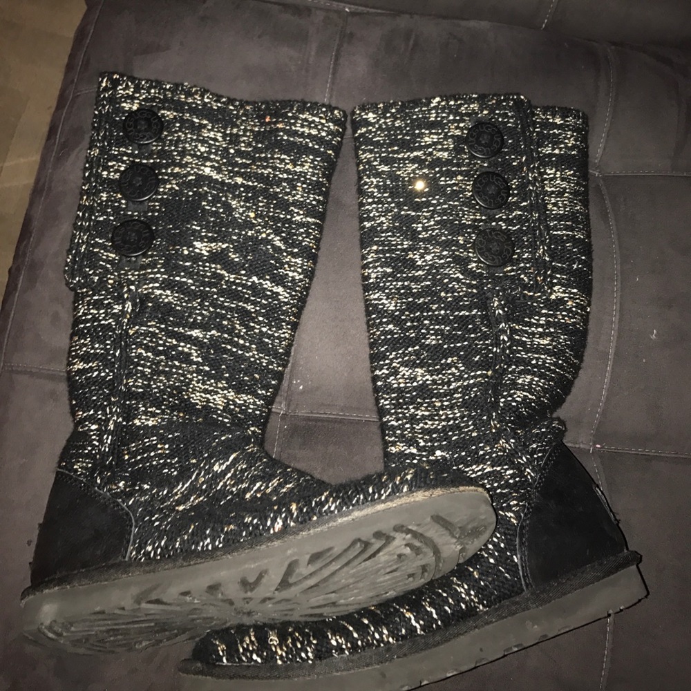 Ugg sparkle sweater boots