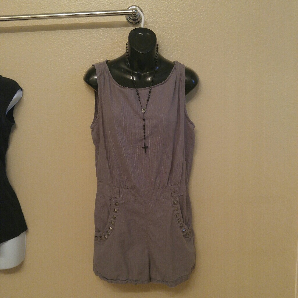 Gray romper
