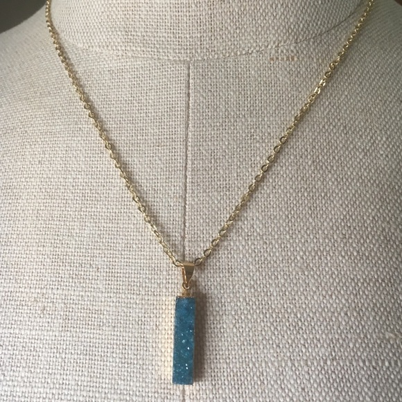 22k Druzy necklace - Picture 2 of 5