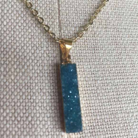 22k Druzy necklace - Picture 4 of 5
