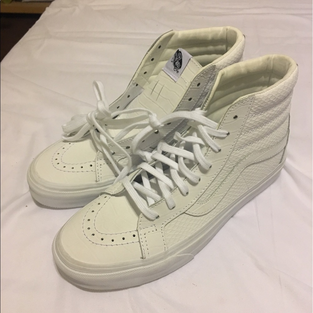 White High Top Vans