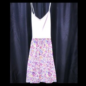 White and floral Victoria's Secret dress