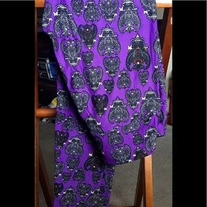 LuLaRoe ROYAL OWL One Size Leggings