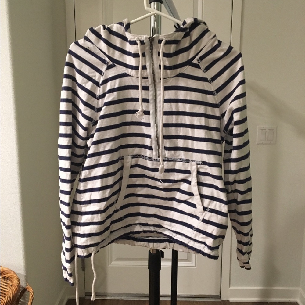 American Eagle Striped Hoodie