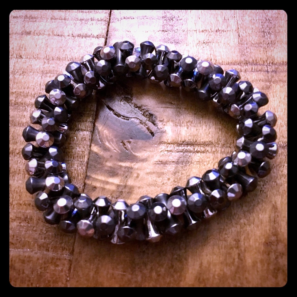 One metal(heavy) statement bracelet