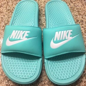 Nike blue sandals