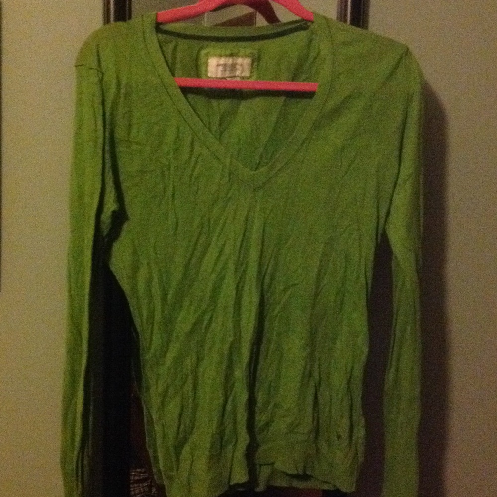 American Eagle Outfitters green sweater