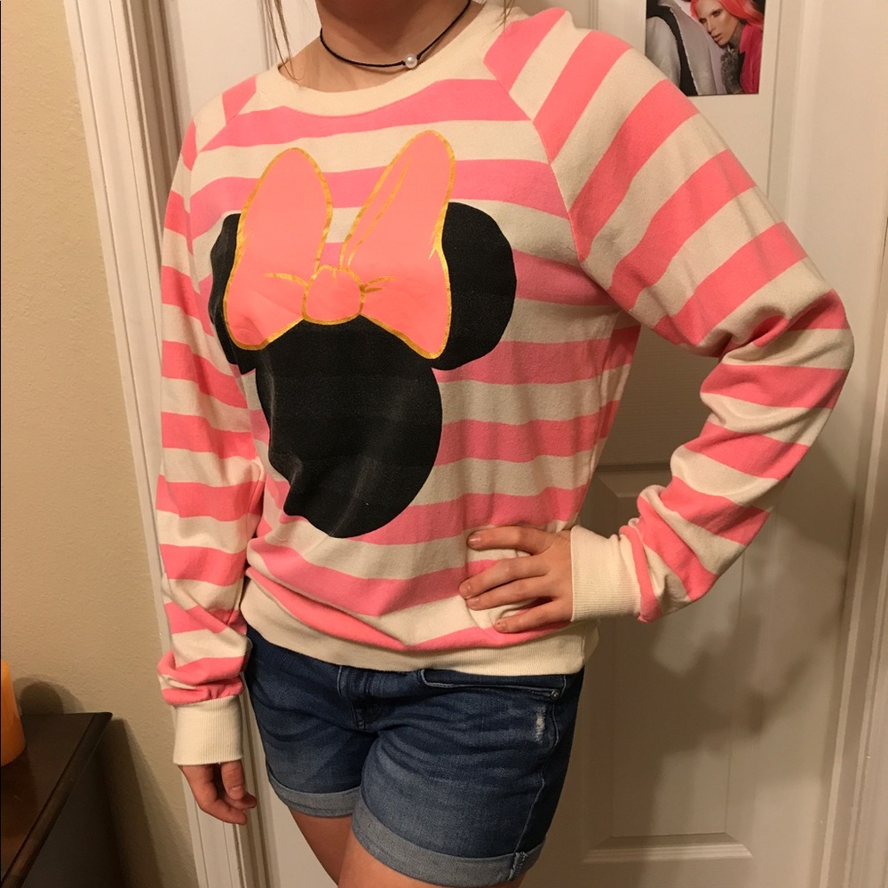 Mini Mouse Striped Sweater