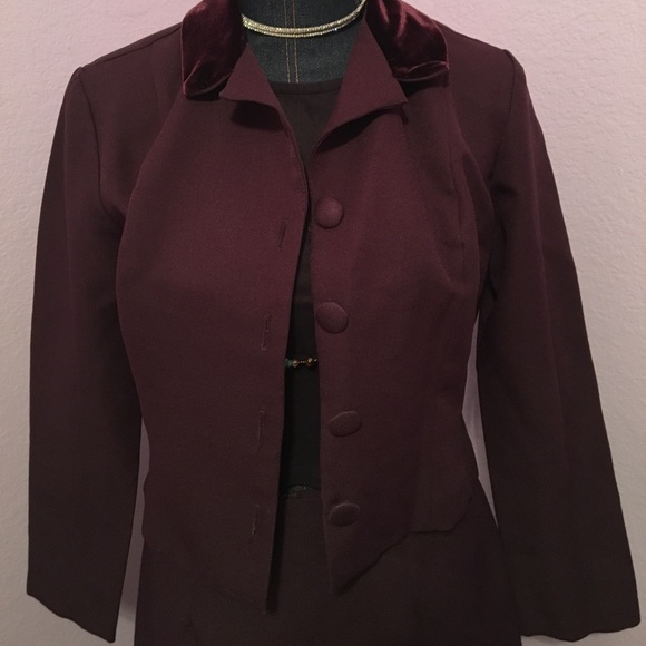 Rampage Jackets & Coats Rampage 3 Piece Plum Suit Poshmark