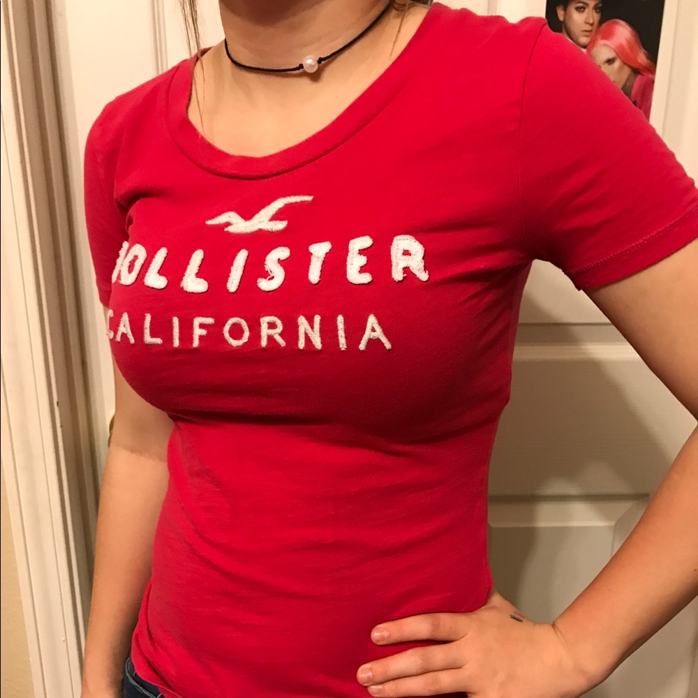Hot Pink Hollister Shirt