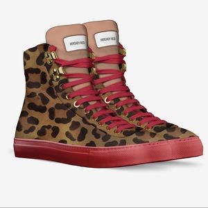 HERSHEY RED SNEAKERS FOR WOMEN