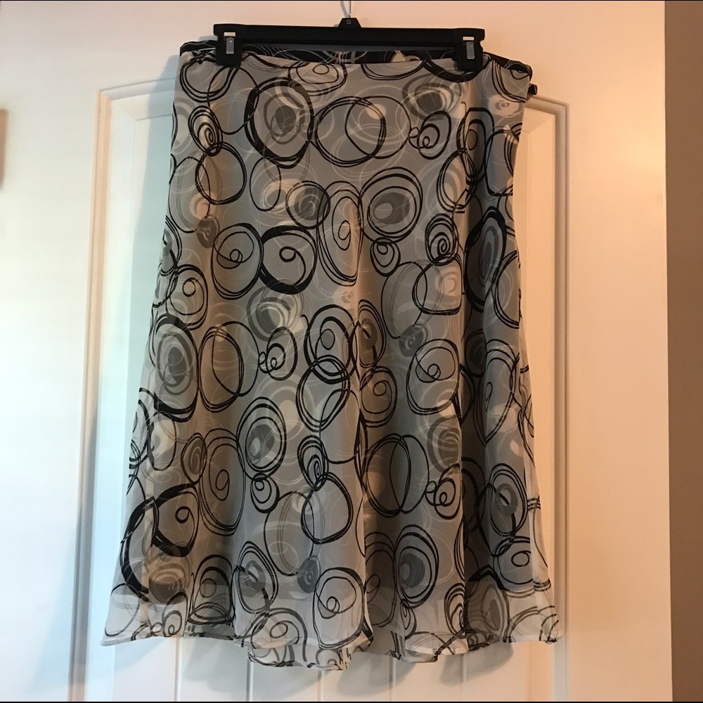 Apt. 9 black & grey skirt. very classy & fun.