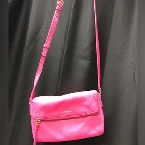 Hot pink cross body Kate Spade
