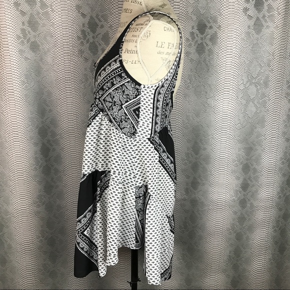 Blu moon plaid bandana print tunic tank - Picture 5 of 6