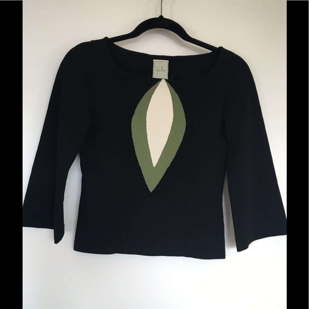 Sybilla Cropped Tops 3/4 Sleeves