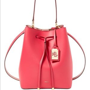 Ralph Lauren Draw String Hand Bag
