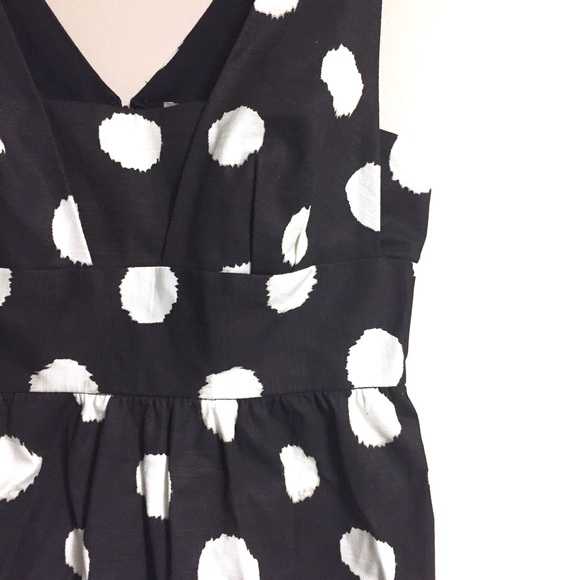 LOFT [Loft] Black Polka Dot Dress Sleeveless Cocktail from