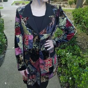 Patchwork Velvet Jacket