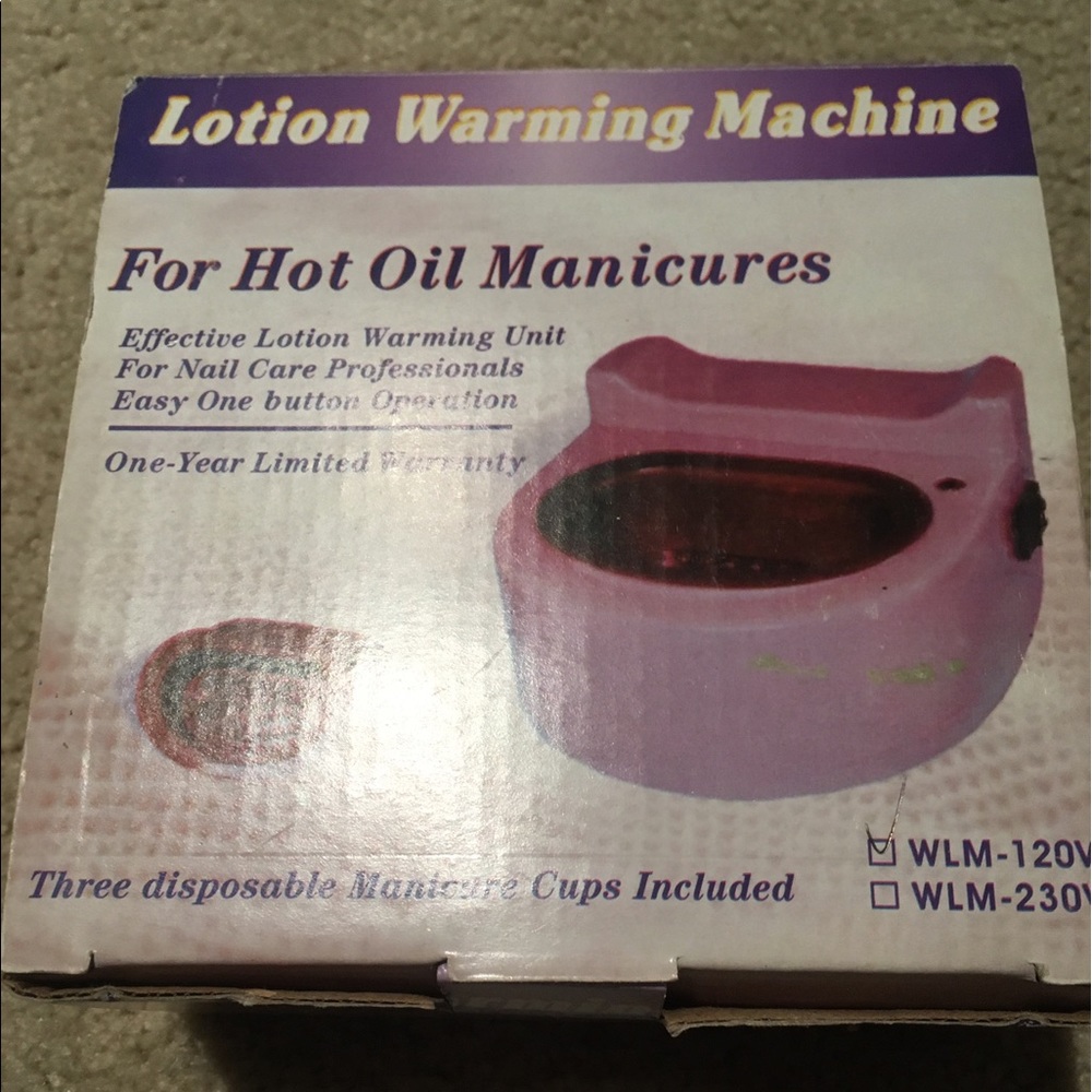 New in box lotion/oil warmer