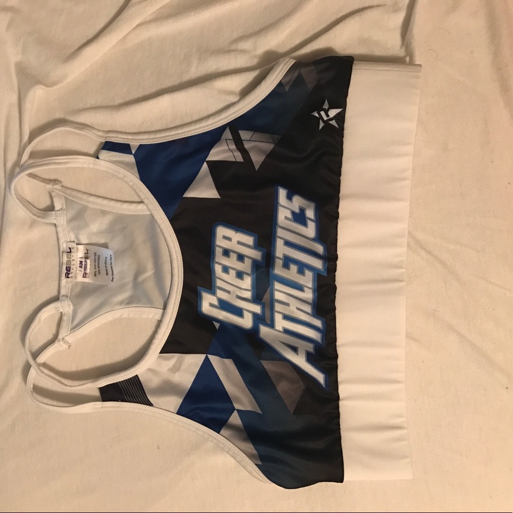 Cheer athletics practice wear sports bra