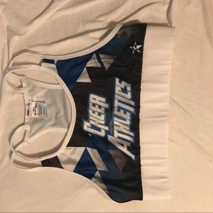 Cheer athletics practice wear sports bra