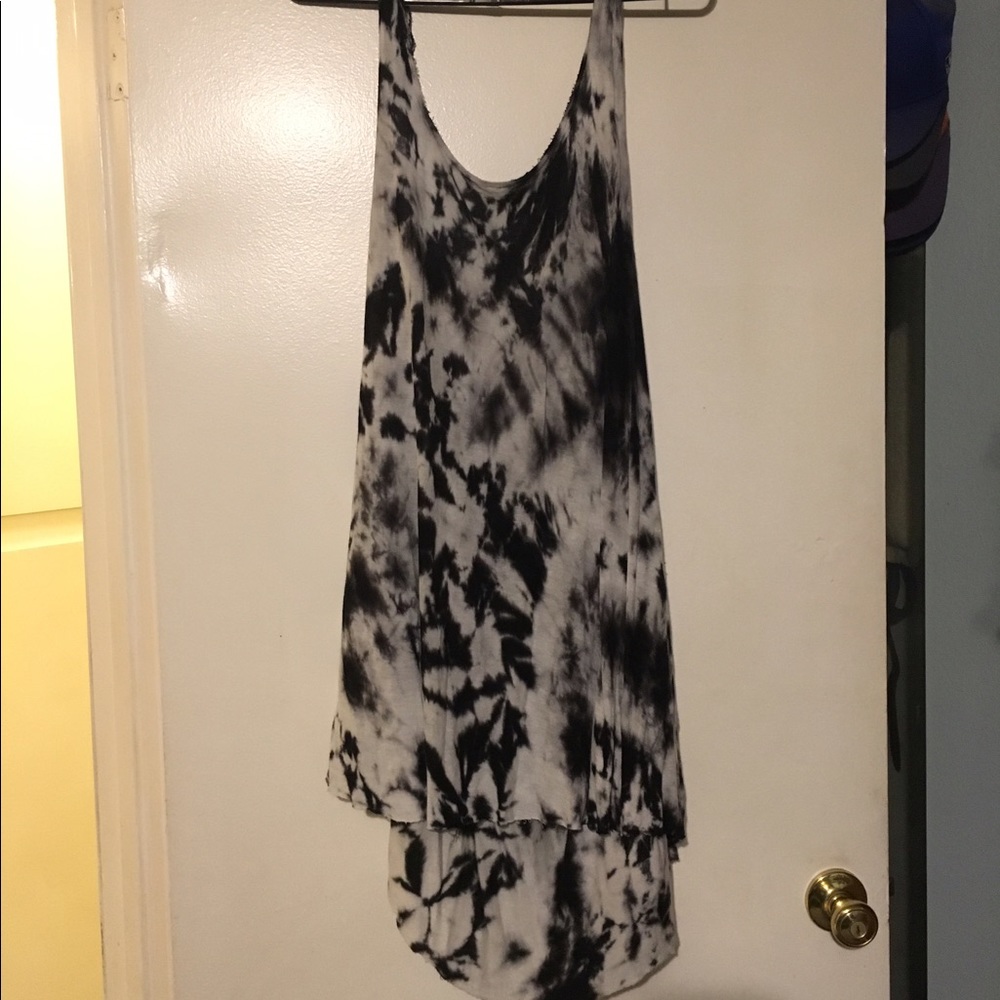 Tye-dye backless tank top 3x