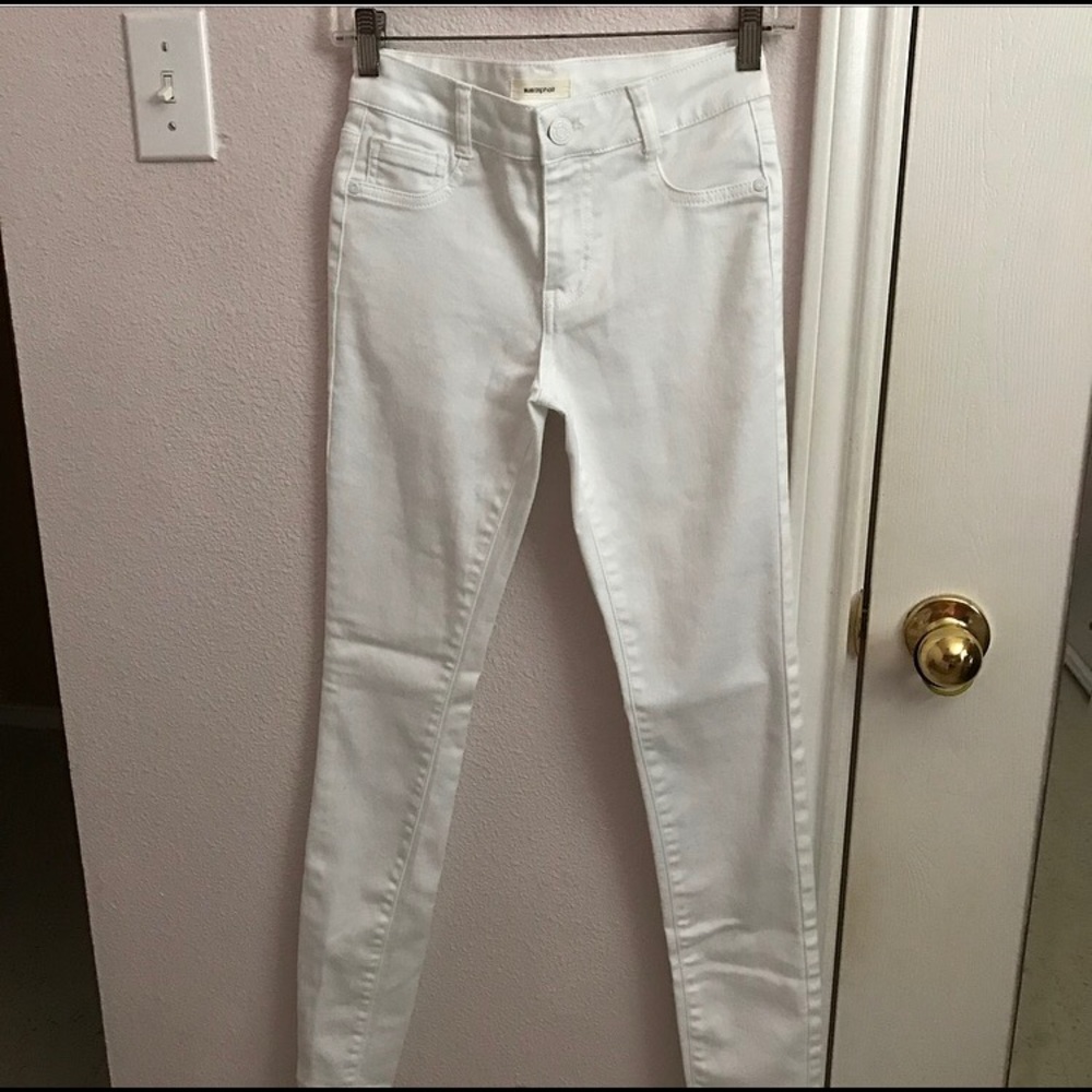 Perfect denim leggings white