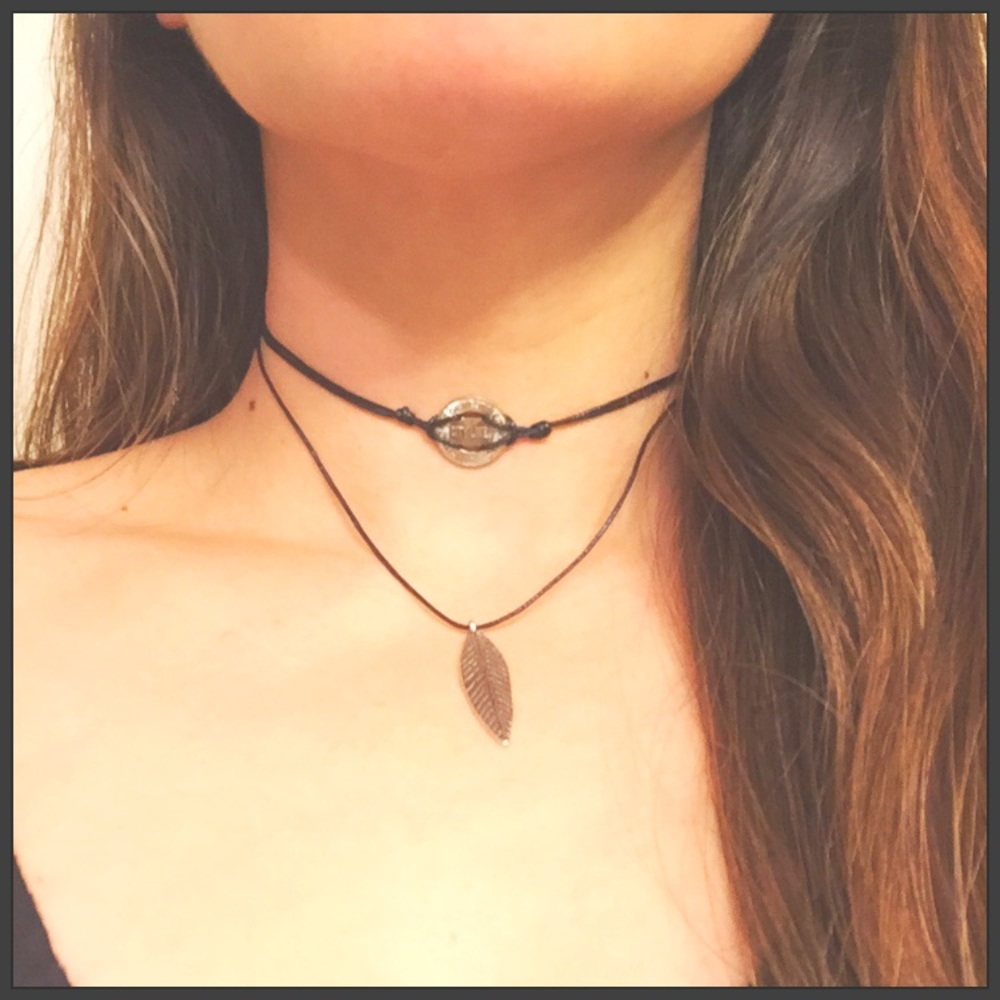 VINTAGE TRANSIT TOKEN LAYERED CHOKER West Virginia