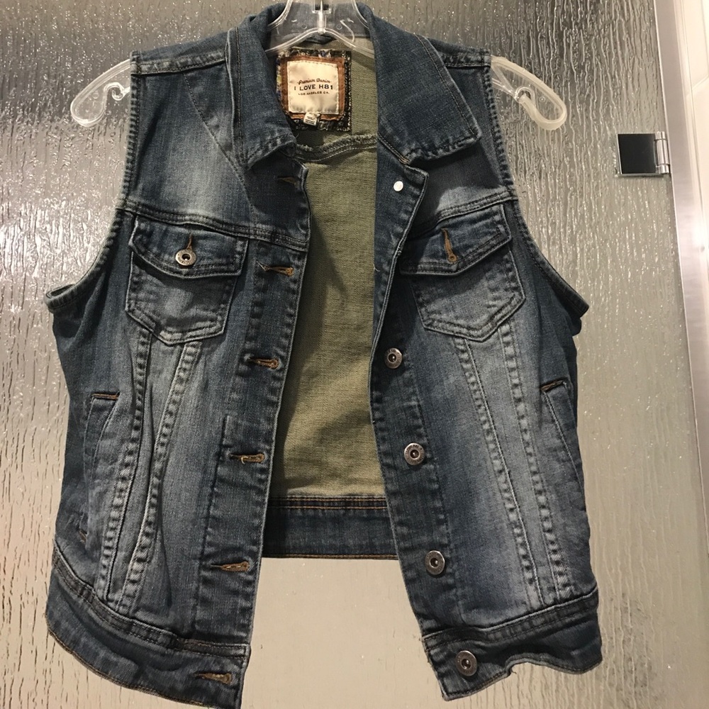 Forever 21 denim vest