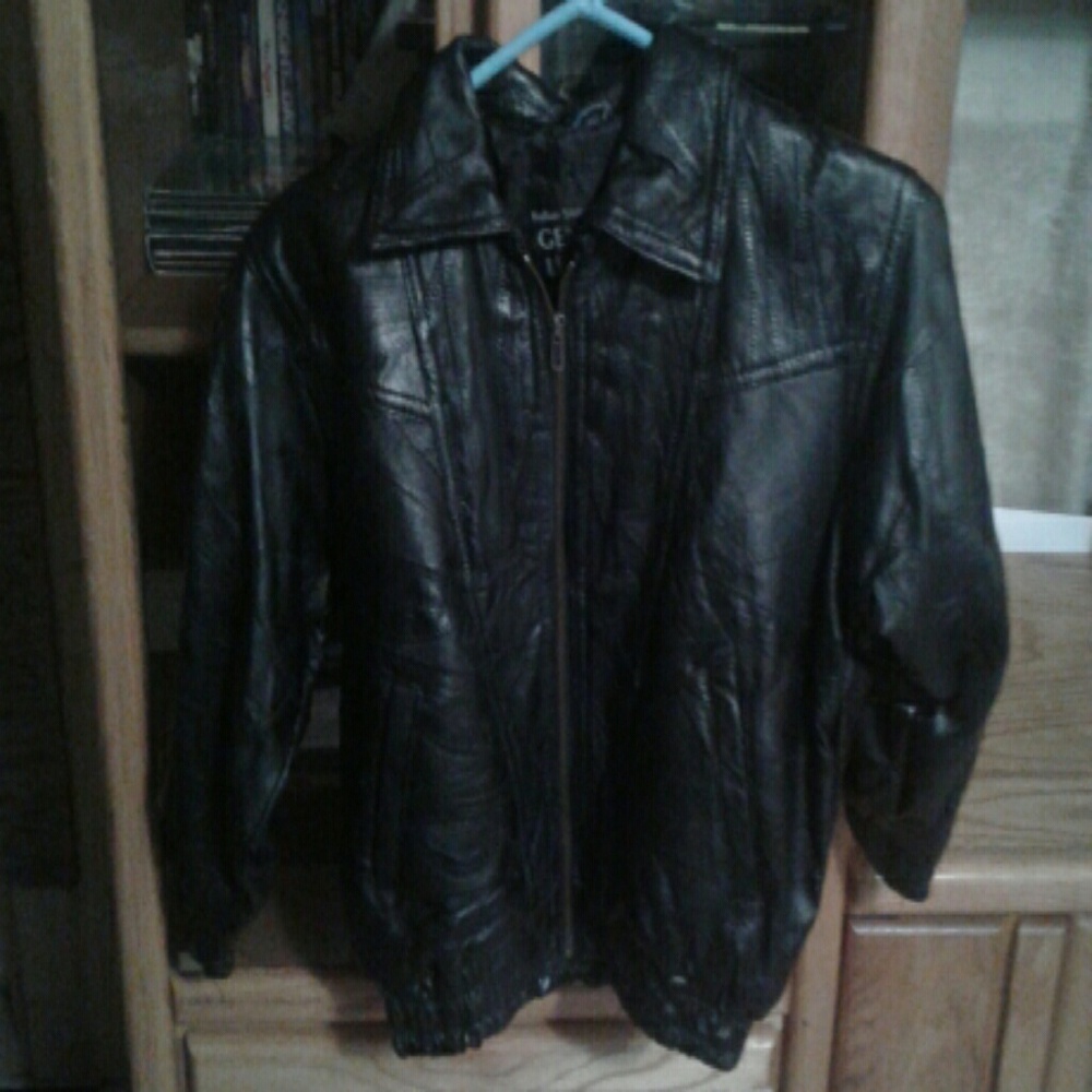 Ginuwine Italian leather jacket