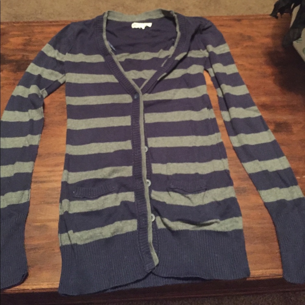 Striped cardigan