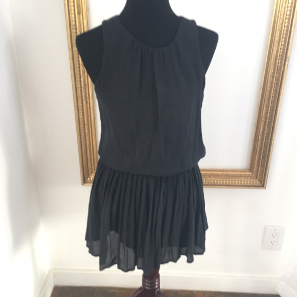 Classy little black romper dress