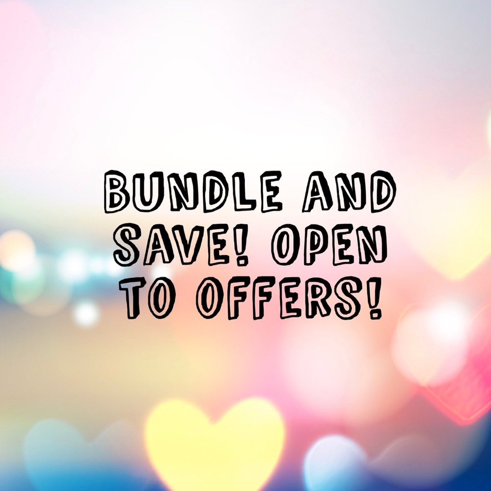Bundle and save!! Open to offers!